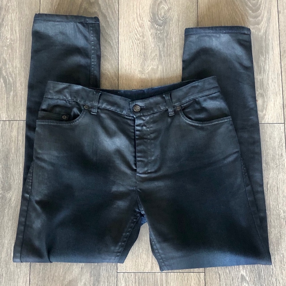 🌟YSL🌟 black coded denim